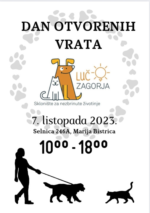 Dan otvorenih vrata skloništa za nezbrinute životinje LUČ ZAGORJA